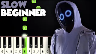 Download Toxic - BoyWithUke | SLOW BEGINNER PIANO TUTORIAL + SHEET MUSIC by Betacustic MP3