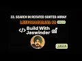 33 Search in Rotated Sorted Array Leetcode Blind 75 Java Solution Binary Search