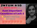 jntuh r18 oops Java programming unit3 gunshot very important