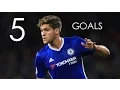 Marcos Alonso - First 5 Goals For Chelsea FC