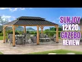 Sunjoy 12x20 ft Wood Gazebo Review Durable Stylish Worth It