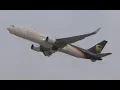 UPS Boeing 767-300F N311UP takeoff from LAX