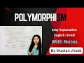 OOPs Concept-Polymorphism Explained with Examples Runtime Compile Time Polymorphism Important