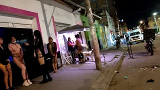 ZONA TRANS DEL BARRIO SANTAFE EN BOGOTA COLOMBIA