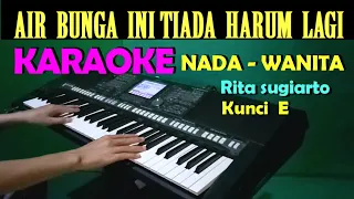 Download AIR BUNGA - Rita Sugiarto | KARAOKE Nada Cewek / Wanita | Lirik,HD MP3