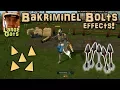 Bakriminel bolts - Enchantment effects revealed