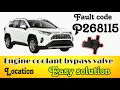 Toyota P268115 Engine coolent bypass valve location