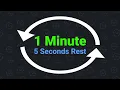 Download Lagu 1 Minute Interval Timer with 5 Seconds Rest