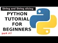 What is String and string slicing in python - python tutorial in Hindi part
