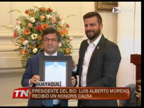 Presidente del BID Luis Alberto Moreno recibió un Honoris Causa