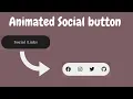 Social Media Buttons with Hover Animation using only HTML CSS Animated Social Media Buttons