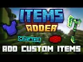Add CUSTOM ITEMS to Minecraft with the ItemsAdder Plugin Swords Models Armor and more
