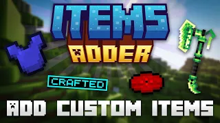 Add CUSTOM ITEMS to Minecraft with the ItemsAdder Plugin Swords Models Armor and more