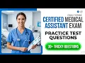 2026 CMA Exam Practice Test Questions Pass Your Medical Assistant Certification First Try