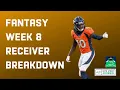 Fantasy Football Week 8 WR Rankings Start Jerry Jeudy Sit Chase Claypool Stream Van Jefferson
