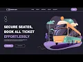 Create Ticket Booking Website Using HTML CSS Fast Code