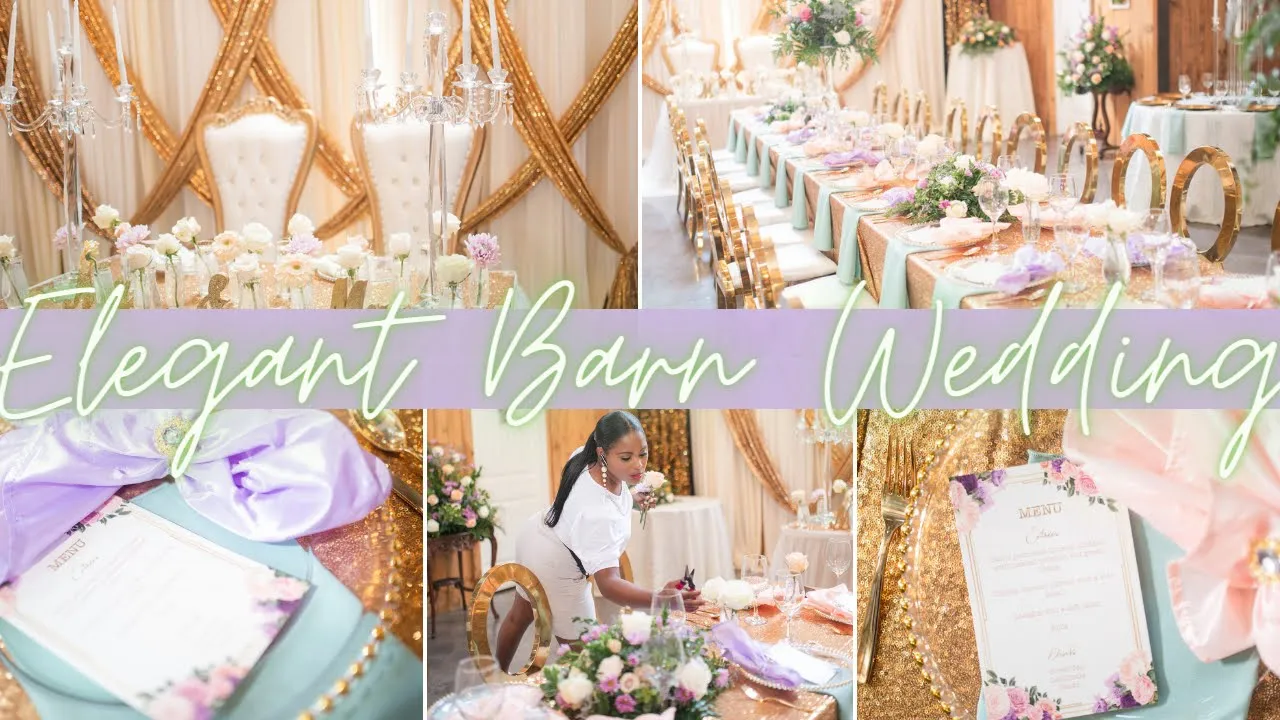 BEAUTIFUL, RUSTIC AND ELEGANT BARN WEDDING + RECEPTION| LIVING LUXURIOUSLY FOR LESS