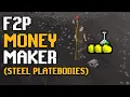 OSRS F2P Gold Making Method Collecting Steel Platebodies High Alchemy