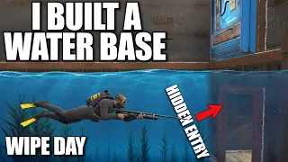 I Built a Solo Water Base on a 600+ Pop Server on Wipe Day in Rust...