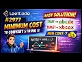 Leetcode 2977 Minimum Cost to Convert String II