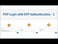 PHP Login System With Email Verification Using OTP Method Part 1
