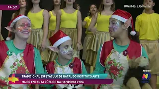 Espetáculo “Um Natal Tropical” encanta público na Harmonia Lyra em Joinville