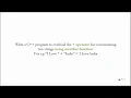 C Program - binary operator overloading in c