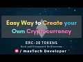 Create your Own Cryptocurrency ERC-20 Token on Ropsten Test Network