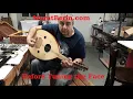 Paterson Oud before & after tuning the face