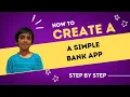 How to make a simple bank app