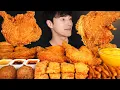 Download Lagu ASMR MUKBANG FRIED CHICKEN \u0026 CHICKEN NUGGETS \u0026 FRENCH FRIES \u0026 CHICKEN WRAP \u0026 ONION RINGS
