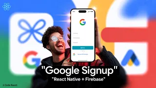 Social Login in React Native with Google Firebase Android iOS