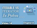 Iterator Vs Iterable Python Training in Hindi Python Tutorial for Beginners
