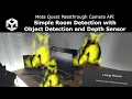 Meta Quest Passthrough Camera API - Room detection with Quest 3 Depth Sensor and Object Detection