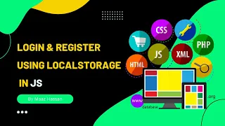 JavaScript Login Register Form with LocalStorage Full Walkthrough in Urdu