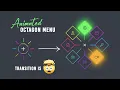 Creating an Animated Radial Octagon Menu with HTML CSS and Vanilla JavaScript