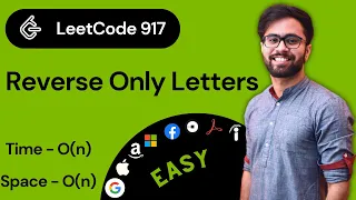LeetCode 917 Reverse Only Letters - A Clear and Concise Explanation