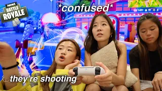 DRESSING UP AS FORTNITE CHARACTERS FOR HALLOWEEN….(K-pop Demon Hunters!)