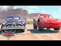 Lightning McQueen and Doc Hudson Make a Bet Pixar Cars disneyjr