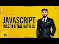 Add HTML tags in JavaScript tutorial in