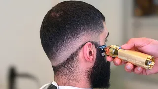 تعلم طريقة تدريج الشعر السفلي بأسهل الطرق شرح خطوة بخطوة للمبتدئين HOW TO DO LOW FAD 