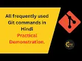 Git Commands Tutorial In Hindi Git Clone Add Commit Push Pull Switch Branch Status