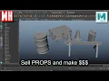 Let s model some 3D PROPS in Autodesk MAYA and make some