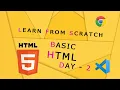 Html Basics 2021 - Day 2 Adding Images and Hyperlinks