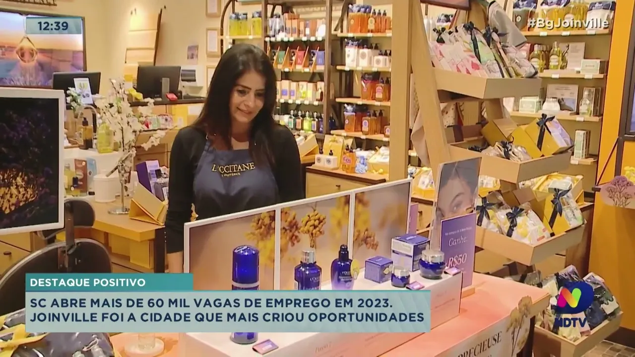 SC abre mais de 60 mil vagas de emprego em 2023: Joinville foi a cidade que mais criou oportunidades