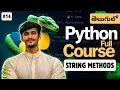 Python Full Course in Telugu String Methods in Python Python Strings 14