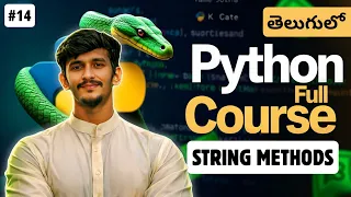 Python Full Course in Telugu String Methods in Python Python Strings 14