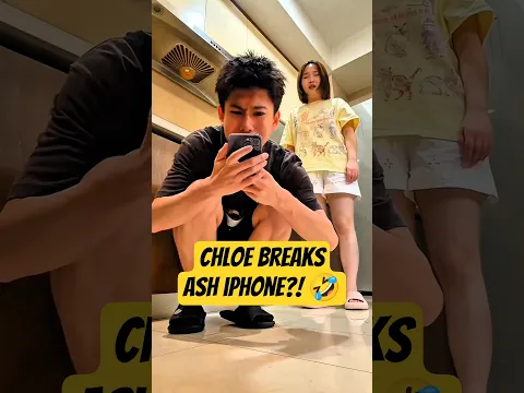 Chloe Breaks Ash's Iphone?!😱🤣~ mini wood toy | woodworking art skills / hand crafts #shorts