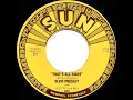 1954 HITS ARCHIVE: That’s All Right - Elvis Presley