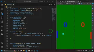 ASMR Programing - pong game with HTML CSS and JavaScript